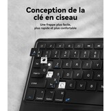 AZERTY Toetsenbordhoes met Touchpad voor Samsung Tab A9 Plus | 29% Korting