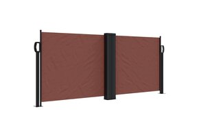 Uittrekbaar Windscherm Bruin 100x600 cm - 34% Korting