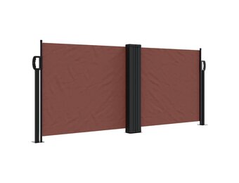 Uittrekbaar Windscherm Bruin 100x600 cm - 34% Korting
