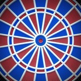 Carromco Smartness Arcadia 4.0 – elektronisch dartbord Profi E-Dartboard met app, rood-blauw, voor 1-8 spelers, softdarts, USB-kabel, 17 spellen & 312 varianten (incl. cricket)