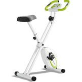 Compacte Opvouwbare Hometrainer | 8 Weerstanden | Wit/Groen - 34% Korting