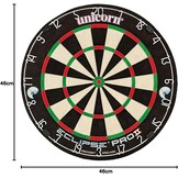 Dartbord Unicorn Eclipse Pro 2 Borstel Zwart - 53% Korting!