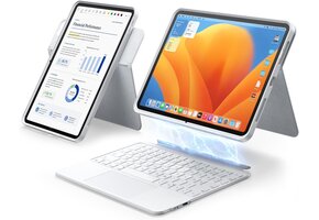 iPad Air/Pro 11" Toetsenbordhoes met Touchpad & 7 Kleuren Verlichting - 34% Korting