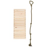 Klimwand met Touw Grenenhout 60% Korting