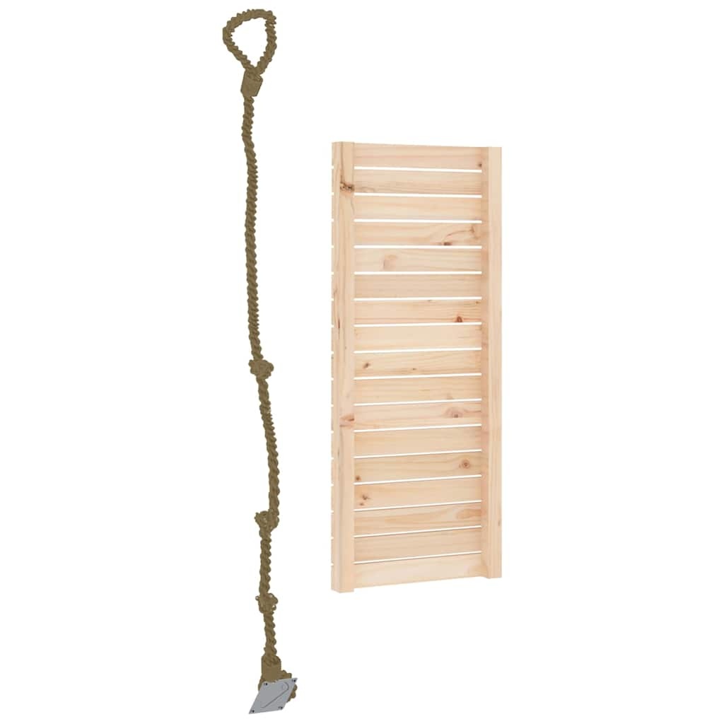Klimwand met Touw Grenenhout 60% Korting