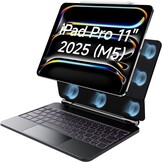 Toetsenbordhoes iPad Pro 11" M4 (2024) AZERTY met Touchpad & Verlichting - Zwart - 57% Korting