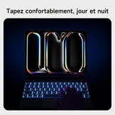 Toetsenbordhoes iPad Pro 11" M4 (2024) AZERTY met Touchpad & Verlichting - Zwart - 57% Korting