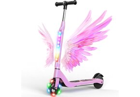 Elektrische kinderstep (6-10 jr) met LED, 34% korting