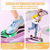 Elektrische kinderstep (6-10 jr) met LED, 34% korting