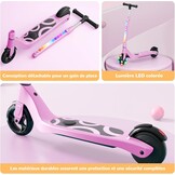 Elektrische kinderstep (6-10 jr) met LED, 34% korting