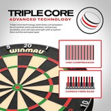 Winmau Dartbord Blade 6 Triple Core Carbon - 34% Korting!