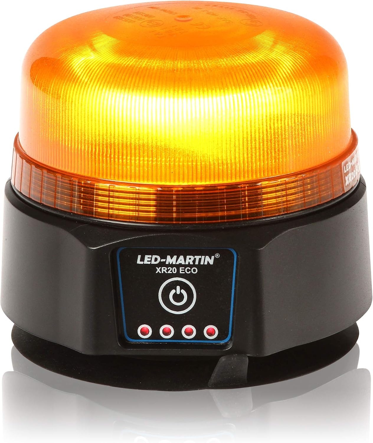 LED Zwaailicht XR20 ECO Geel - Accu, USB Oplaadbaar - 35% Korting!