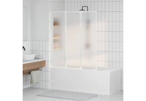 VidaXL Badkamer Scheidingswand Mat 132 x 140 cm met 35% Korting
