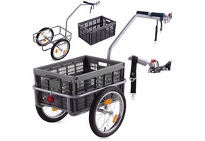 Fietskar met 50kg capaciteit & afneembare transportbox | 49% Korting