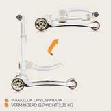 Lionelo Franky 2-in-1 Kinderstep met Zitje & Mandje - Beige (34% Korting)