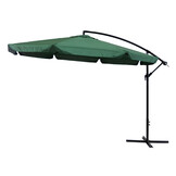 Zweefparasol Groen Waterdicht Polyester - 340 cm - 54% Korting