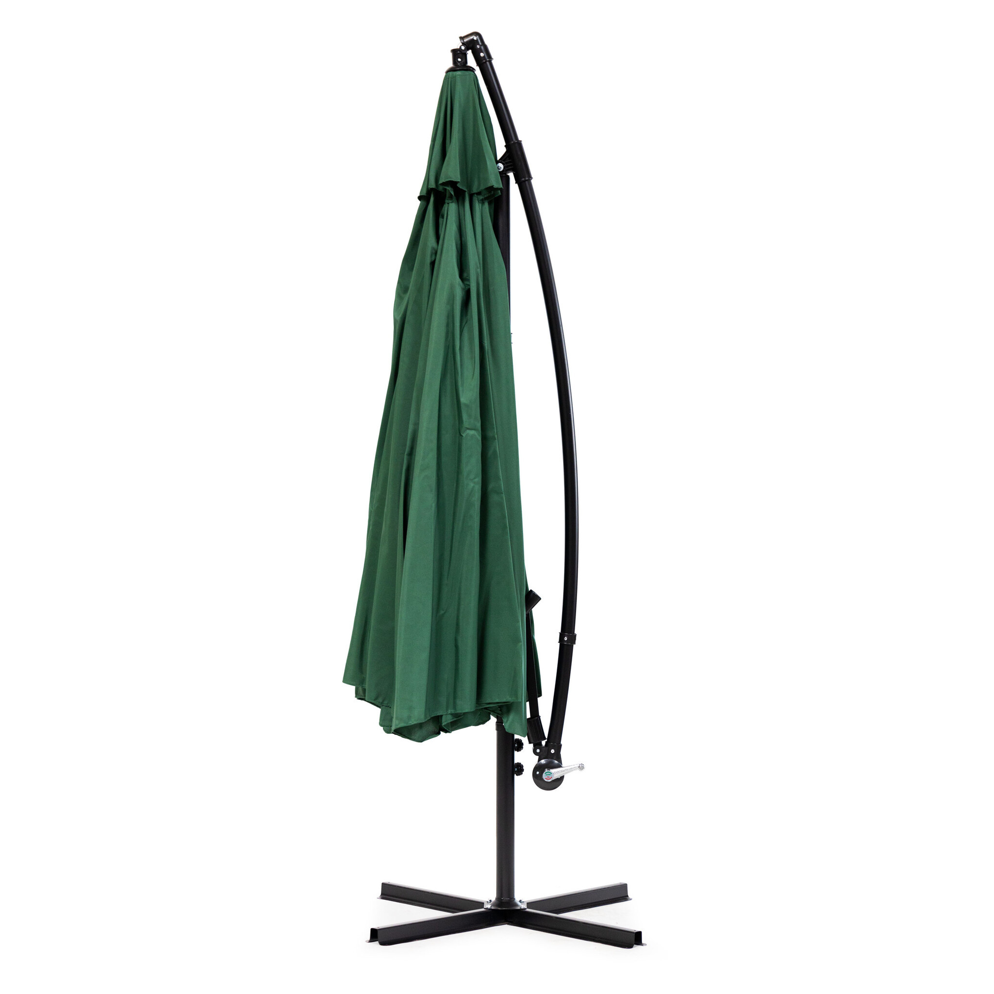 Zweefparasol Groen Waterdicht Polyester - 340 cm - 54% Korting