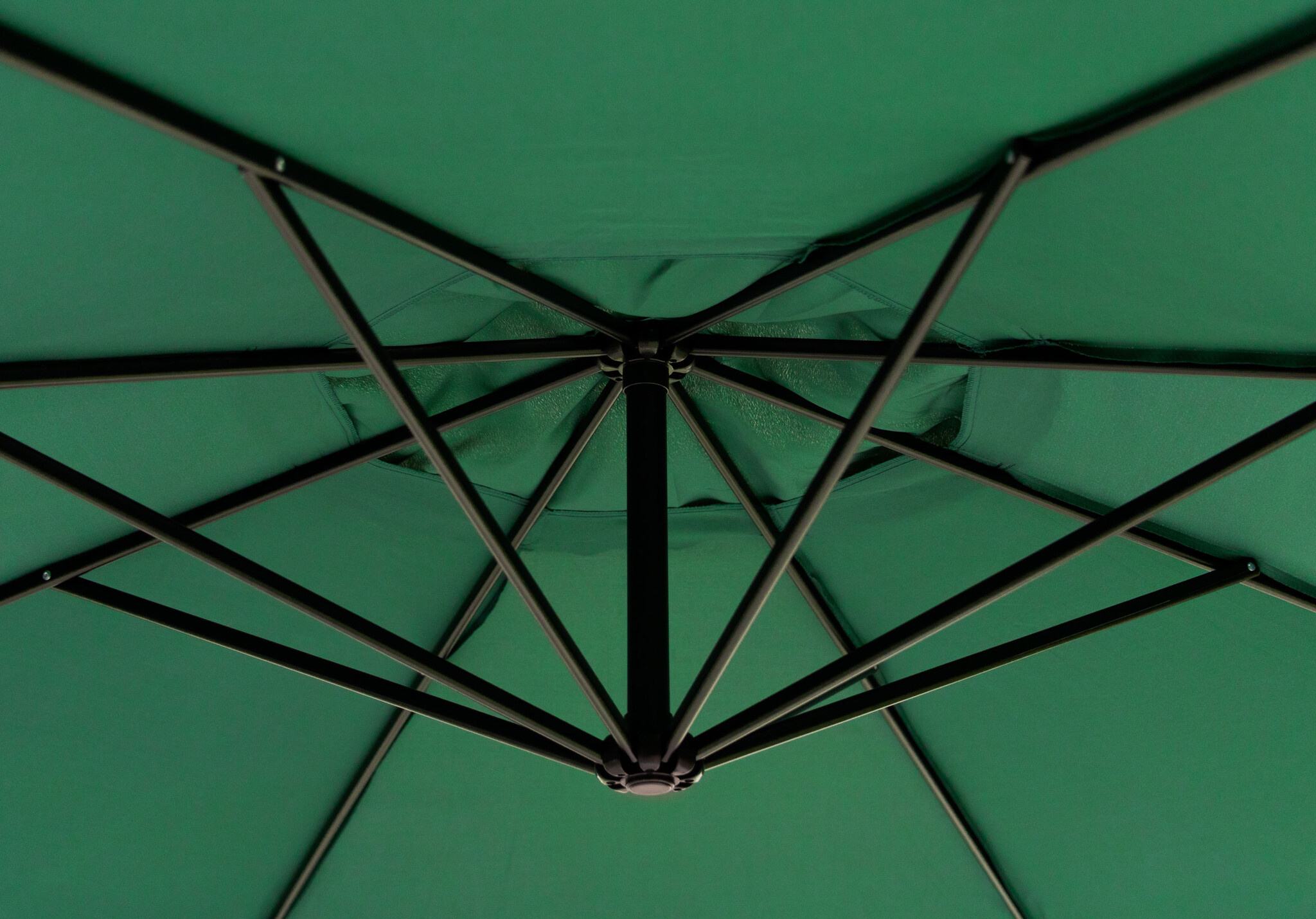 Zweefparasol Groen Waterdicht Polyester - 340 cm - 54% Korting