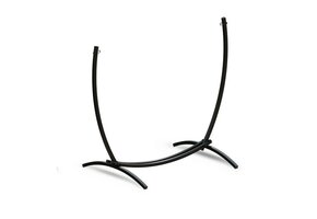 2-in-1 Hangmat & Hangstoel Standaard Opvouwbaar - Zwart (34% Korting)