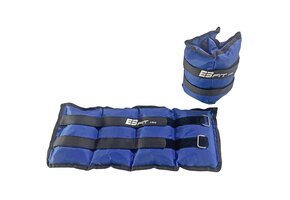 Enkel- en Polsgewichten 5 kg (2x2.5 kg) Blauw - 31% Korting