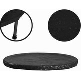 Trampoline Afdekhoes Zwart Ø 244 cm | UV-bestendig PVC met Waterafvoer (39% Korting)