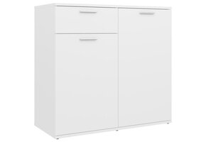vidaXL Dressoir 80x36x75 cm Wit - 34% Korting!