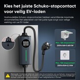 GONEO Type 2 Laadkabel 16A 5m: Draagbare EV-lader met Korting