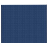 VidaXL Verzwaringsdeken Blauw 220x260 cm 11 kg - 34% Korting!