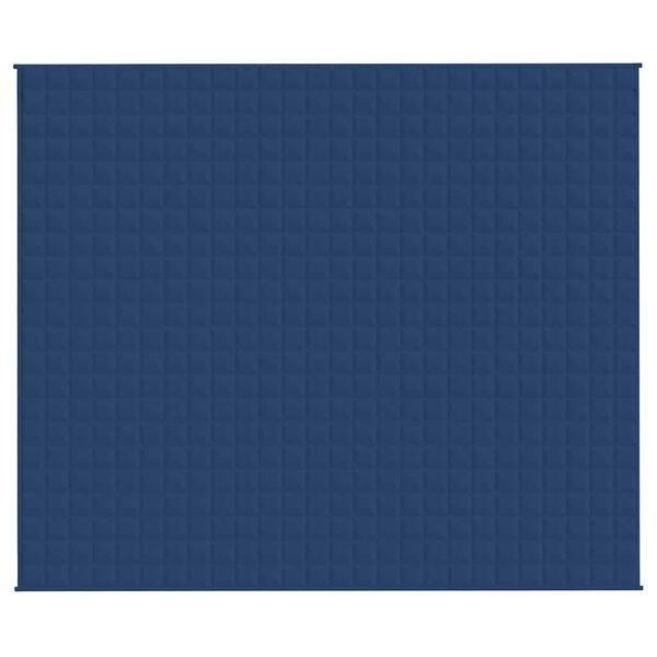 VidaXL Verzwaringsdeken Blauw 220x260 cm 11 kg - 34% Korting!