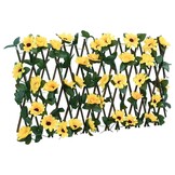 VidaXL Kunstplant Klimop op Latwerk 180x20 cm Geel - 54% Korting