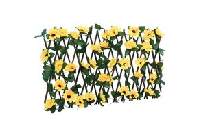 Uittrekbaar Klimop Scherm met Houten Latwerk - 180x20cm - 31% Korting