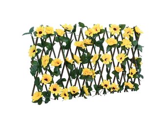 Uittrekbaar Klimop Scherm met Houten Latwerk - 180x20cm - 31% Korting