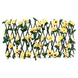 VidaXL Kunstplant Klimop op Latwerk 180x20 cm Geel - 54% Korting