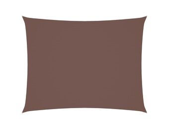 vidaXL Zonnescherm rechthoekig 3x4 m oxford stof bruin