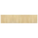 VidaXL Vloerkleed Bamboe Lichtnaturel 70x300 cm - 59% Korting