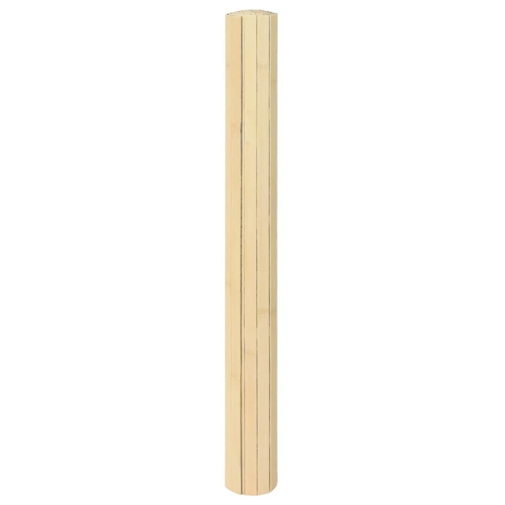 VidaXL Vloerkleed Bamboe Lichtnaturel 70x300 cm - 59% Korting