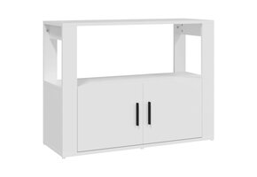 Betaalbaar Dressoir Wit Bewerkt Hout 80x30x60 cm - 58% Korting!
