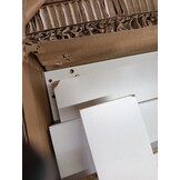 vidaXL Dressoir Wit 80x30x60 cm Bewerkt Hout - 72% Korting!