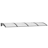 vidaXL Deurluifel 350x100 cm polycarbonaat zwart