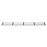 vidaXL Deurluifel 350x100 cm polycarbonaat zwart