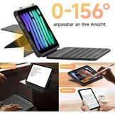 iPad Mini 6 (2021) Toetsenbordhoes met Bluetooth & Afneembaar Folio - 46% Korting