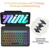 iPad Mini 6 (2021) Toetsenbordhoes met Bluetooth & Afneembaar Folio - 46% Korting