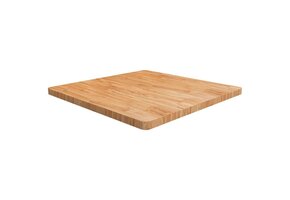 Massief Eikenhout Tafelblad Vierkant 90x90cm - 55% Korting!