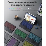 Toetsenbord met Trackpad voor iPad 10e Gen - QWERTY - 58% Korting