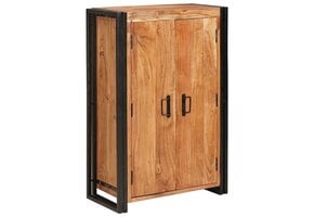 Hoge Kast Acaciahout & Metaal 54% Korting