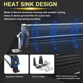Willpower 132CM 300W Led-verlichting Bar 12V Led Lichtbalk Dun Rijdende Offroad Lichten Mistlamp Werklampen Led Light Bar Voor Vrachtwagen Tractor Auto Boot 4x4 ATV UTV SUV - Maat 132CM - 300W - Combinatiebalk