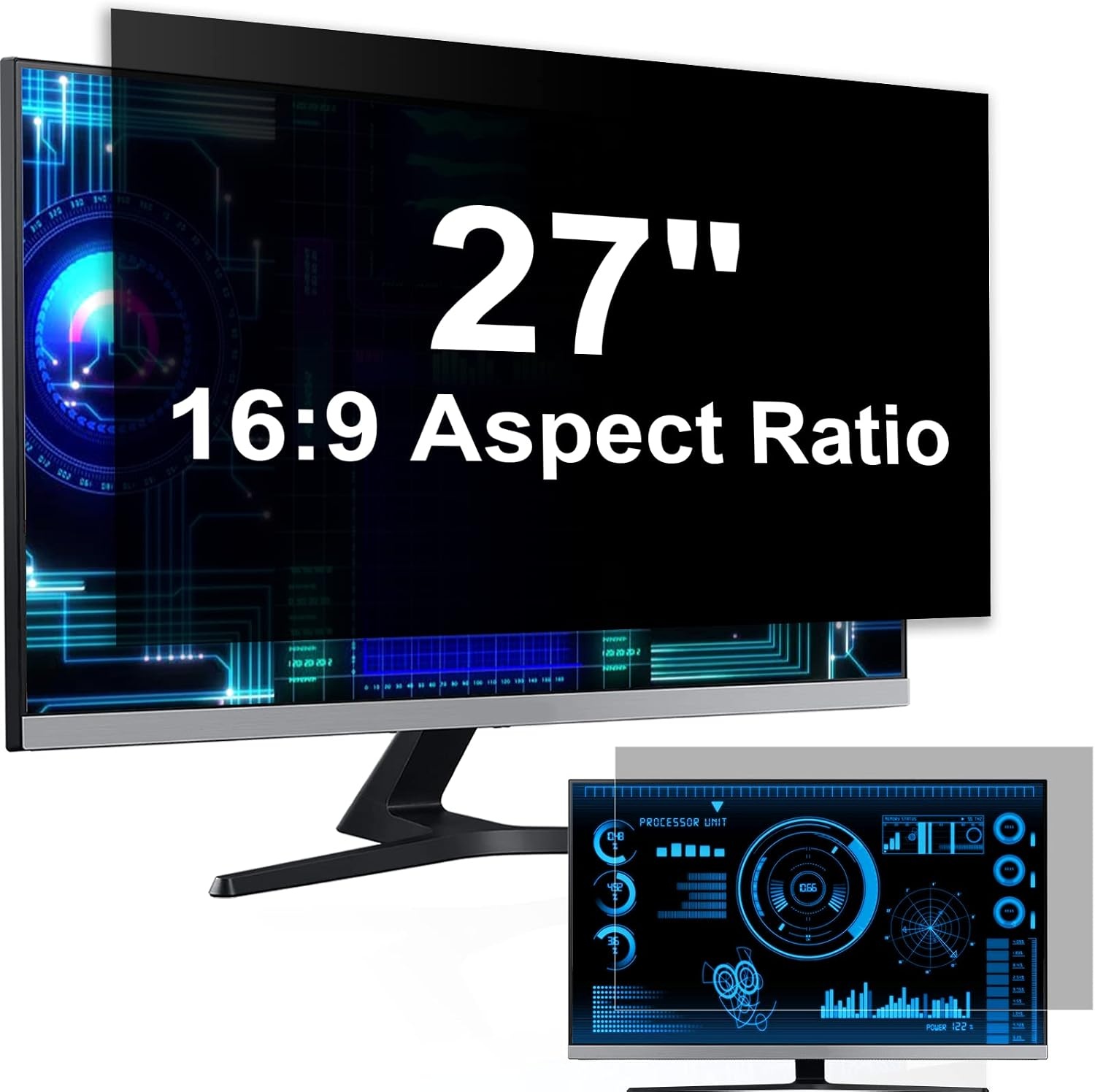 27" Privacyfilter Monitor met Korting: Anti-Blauwlicht & Anti-Glare