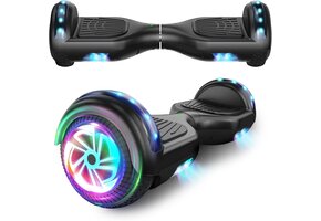 Hoverboard Zwart 6.5" LED, Bluetooth, Max 9 km/u - 35% Korting
