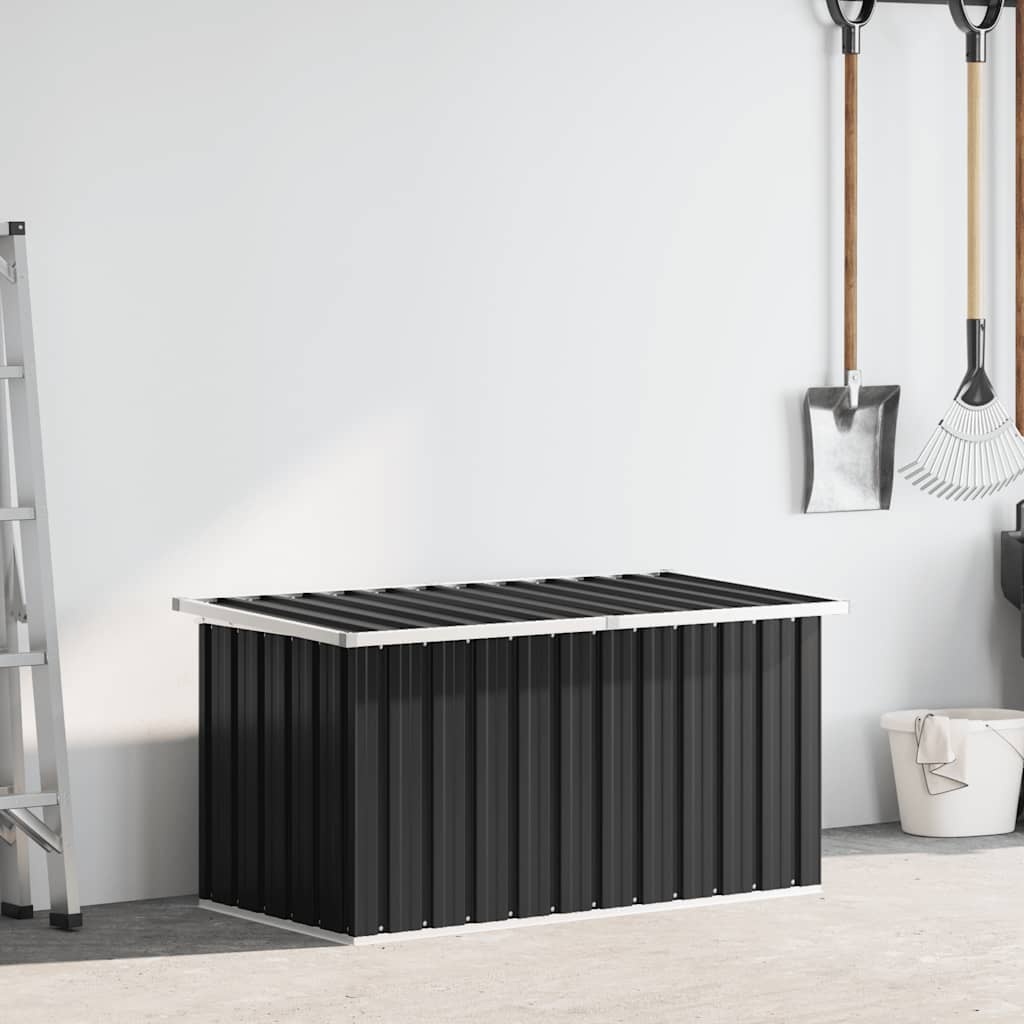 vidaXL Tuinbox 129x67x65 cm antraciet
