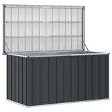 vidaXL Tuinbox 129x67x65 cm antraciet
